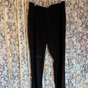 NYDJ Womens Straight Trousers Size 12 Black Dress Pants